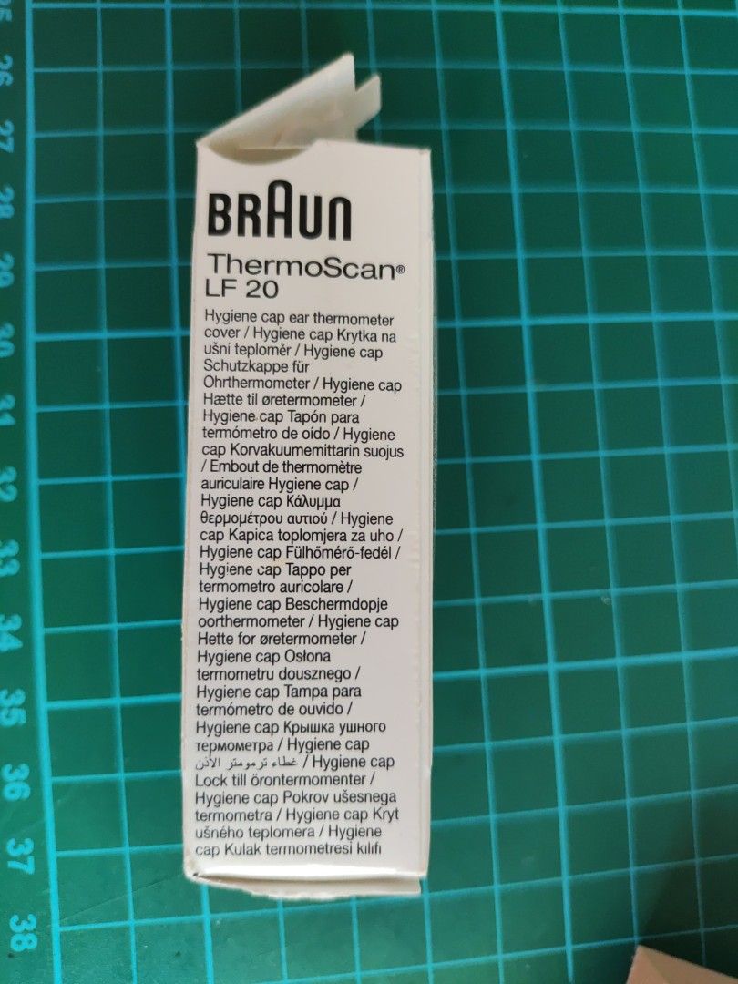 Braun Thermometer Hygiene Cap, Health & Nutrition, Thermometers on