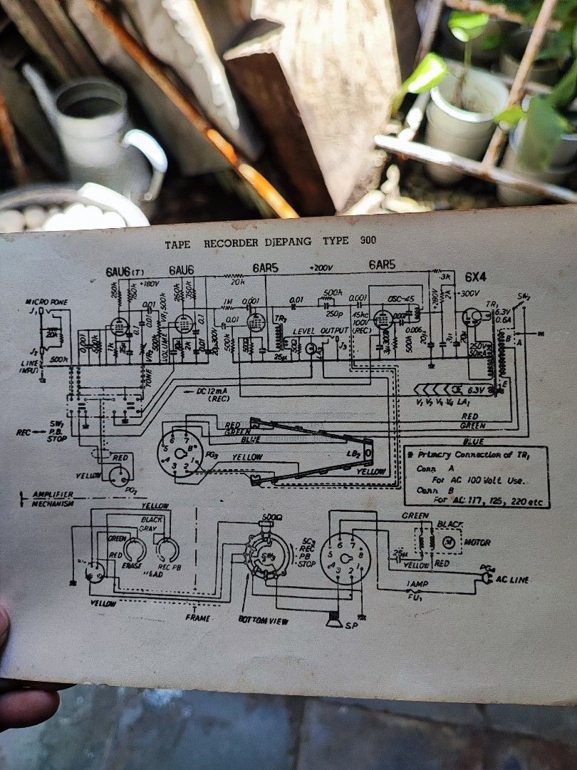 Buku Antik Kumpulan Skema Diagram Radio & Pengeras Suara thn 1962, Buku