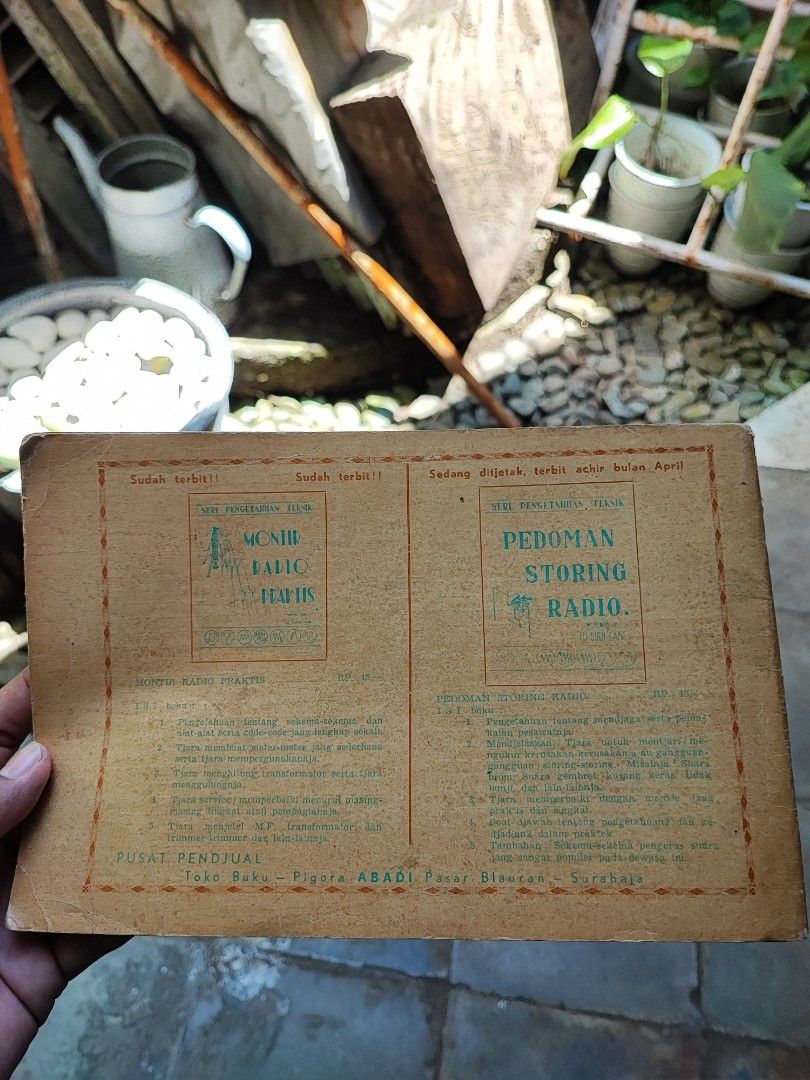 Buku Antik Kumpulan Skema Diagram Radio & Pengeras Suara thn 1962, Buku