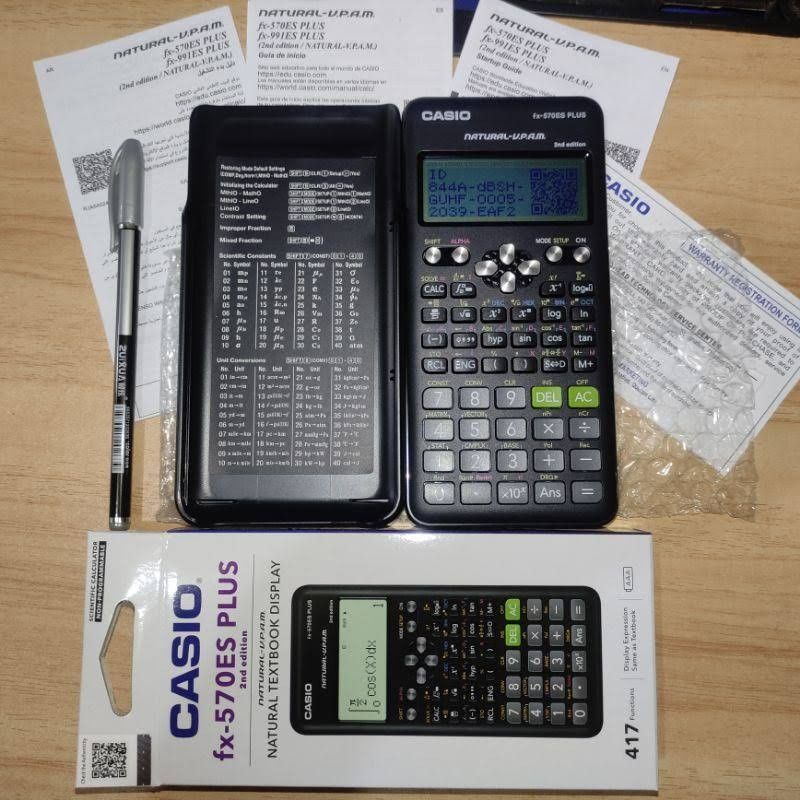 Casio fx 570 es plus Scientific Calculator for Engineering Board Exam,  Hobbies & Toys, Stationary & Craft, Stationery & School Supplies on  Carousell