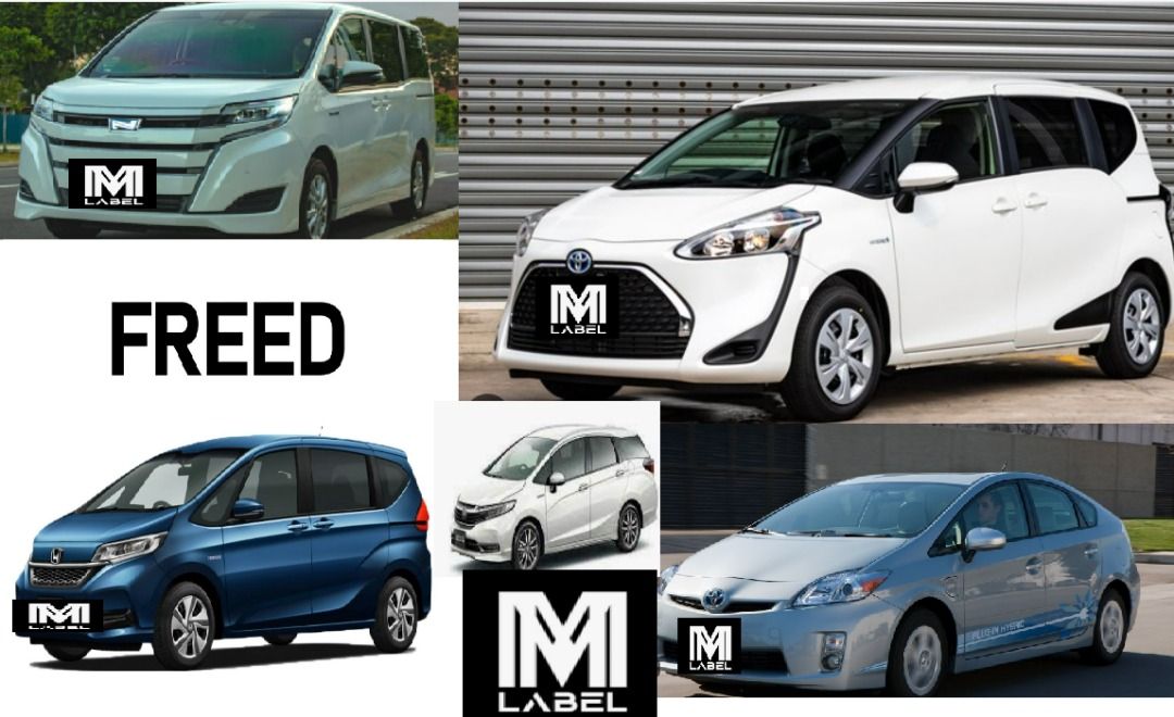 $PHV Car Rental $ Sienta Freed Shuttle Prius Noah CHR Hybrid Altis ...