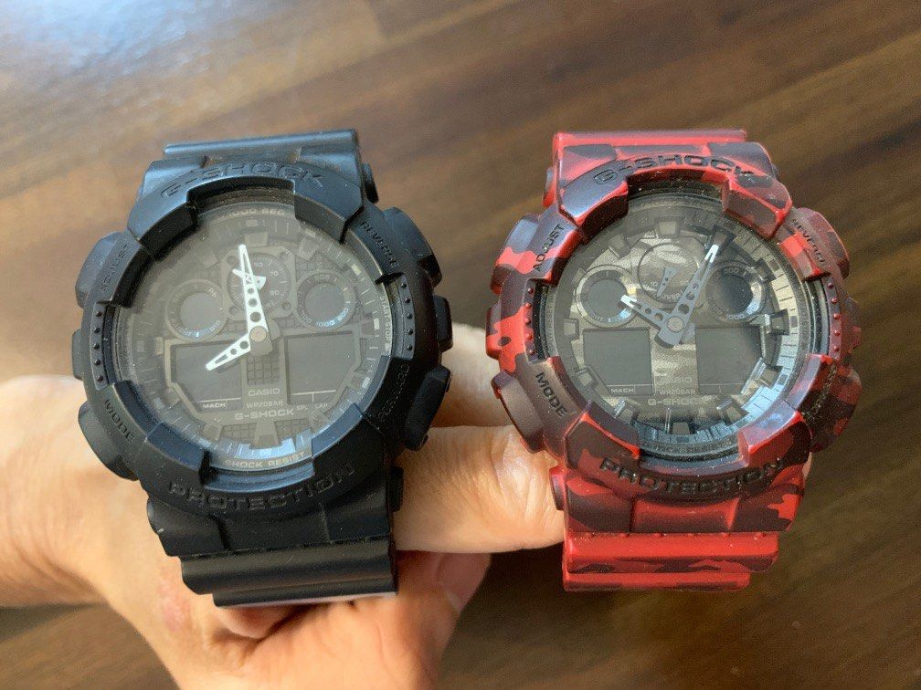 Casio G Shock GA 100 Analog Digital Men s Fashion Watches