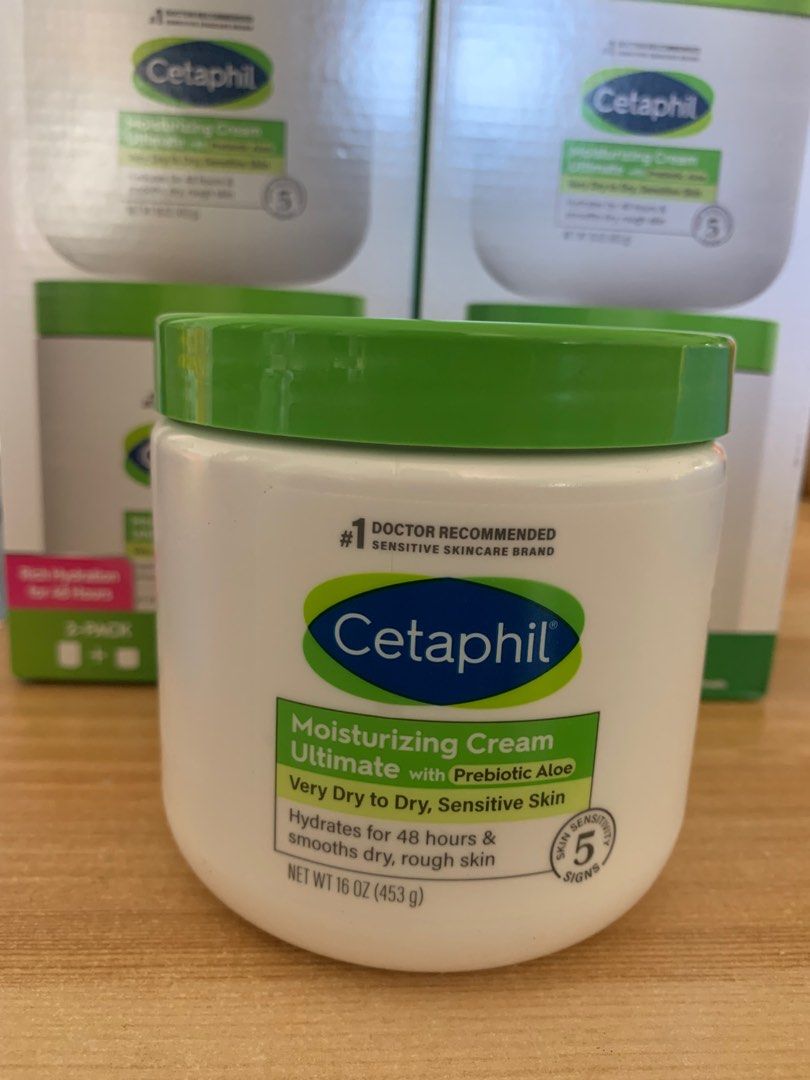 Cetaphil Moisturizing Cream Ultimate with Prebiotic Aloe, Very Dry