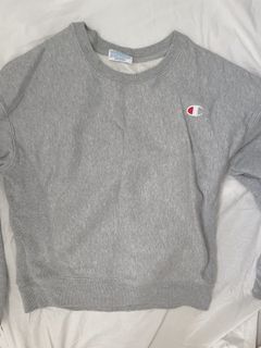 CHAMPION - reverse weave grey sweatshirt