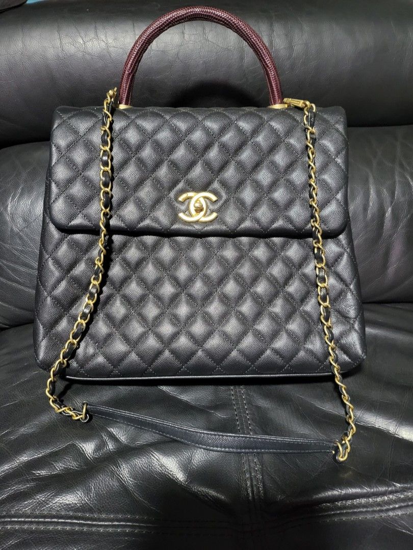 Chanel Coco Handle jumbo, Luxury, Bags & Wallets on Carousell