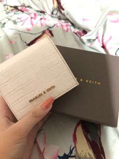 Charles & Keith white wallet