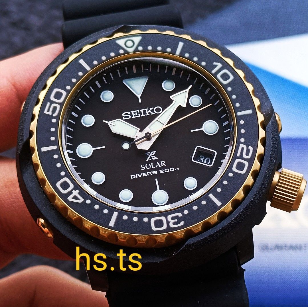 🔥Cheapest! Seiko Golden Tuna Solar Prospex Divers Watch SNE498P1, Men's  Fashion, Watches & Accessories, Watches on Carousell