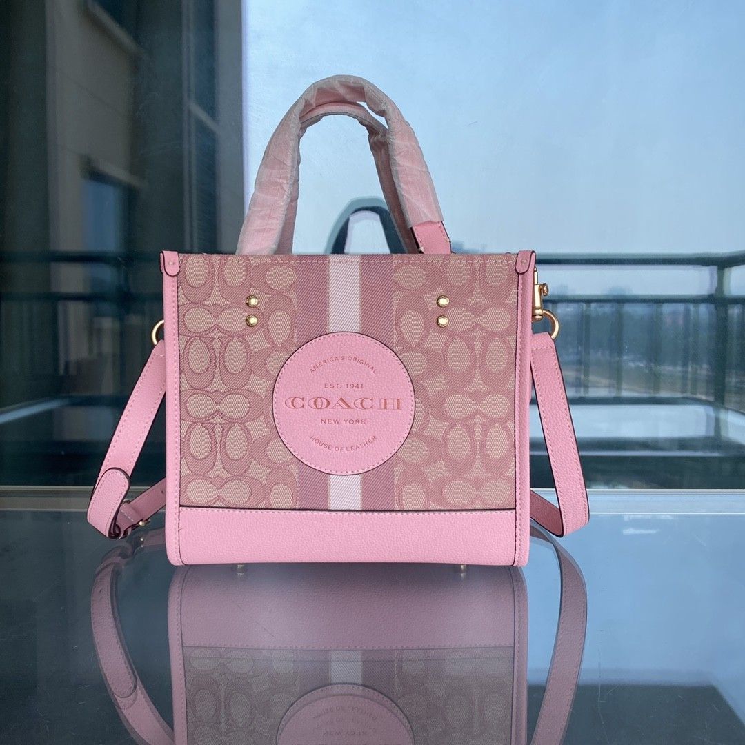 Coach new york pink purse outlet