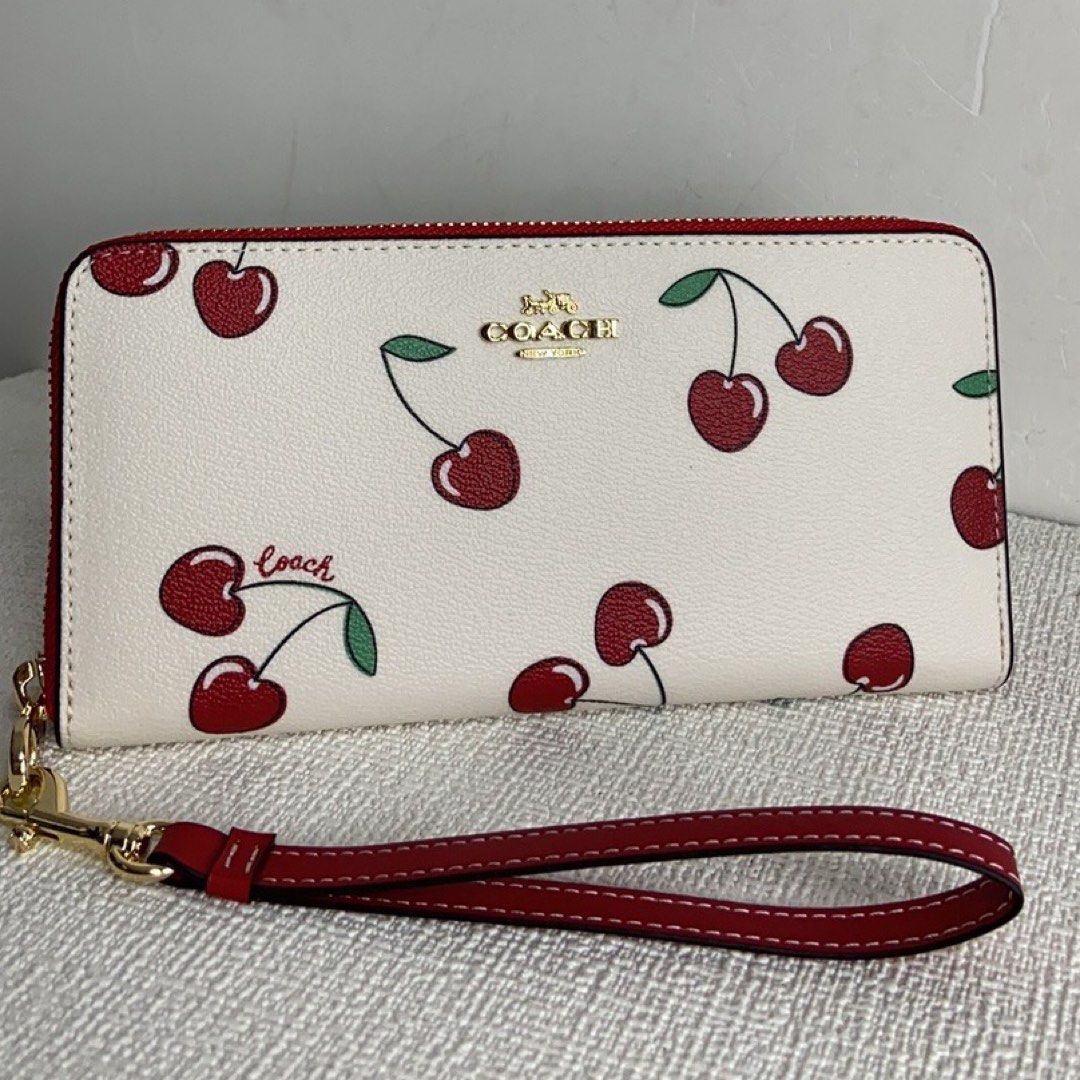 Cherry hotsell coach wallet
