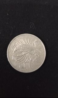 Coins Singapore 50 cent 1980
