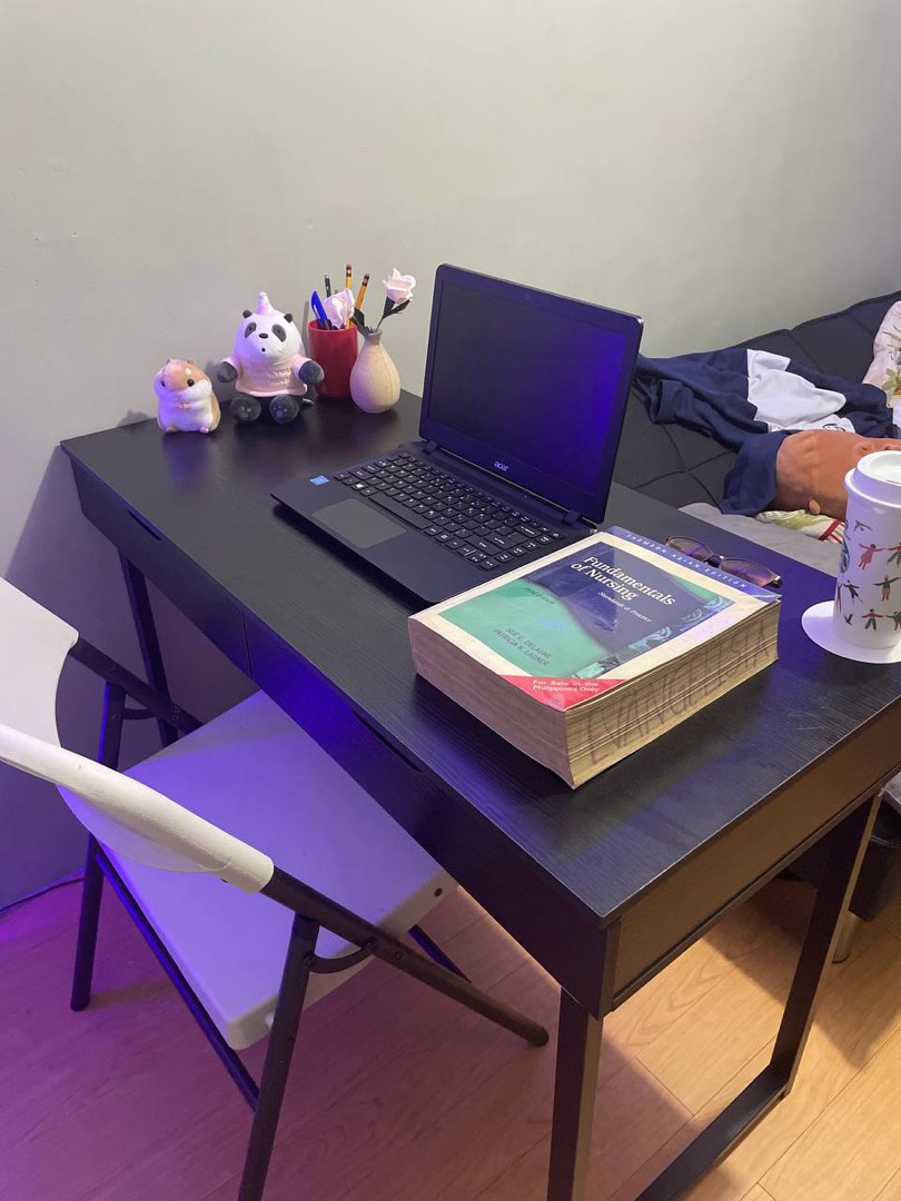 Computer Table / Home Office Desk - With 2 Drawers, Furniture & Home ...