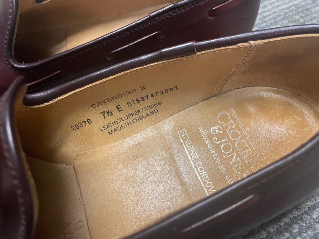 Crockett & Jones cordovan loafer, 男裝, 鞋, 西裝鞋- Carousell