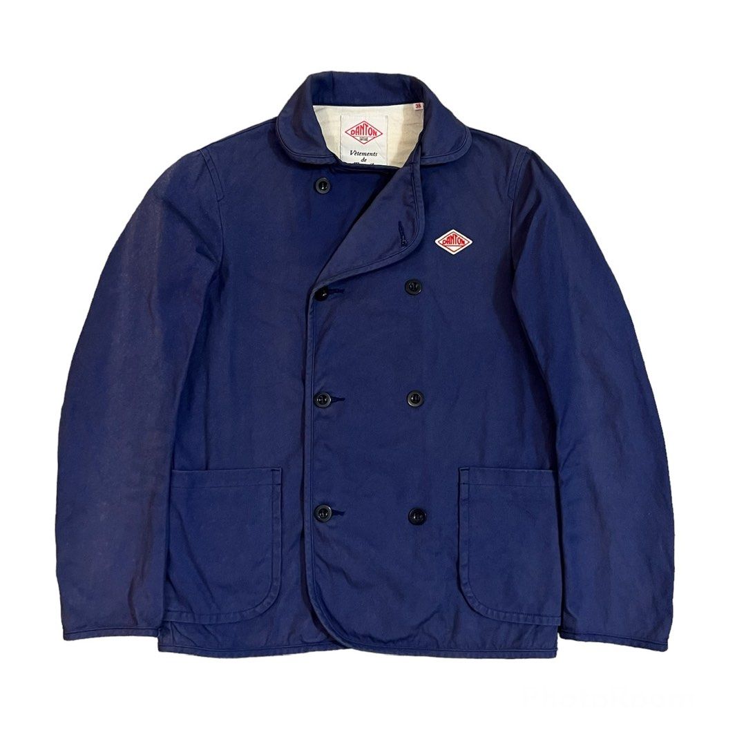 DANTON FRENCH WORKWEAR DOUBLE BREASTED WORK JACKET
