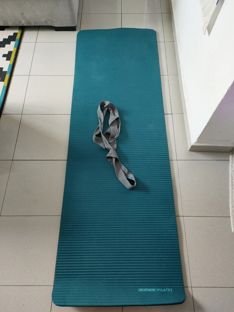 Decathlon Pilates Mat (168cm x 54cm x 1cm), Sports Equipment, Exercise
