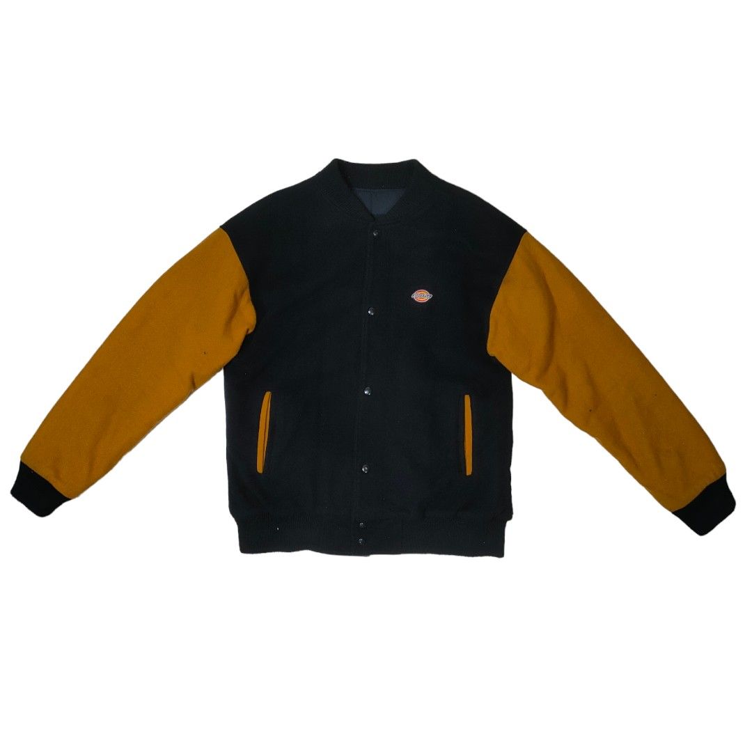 DICKIES workwear varsity jacket, Fesyen Pria, Pakaian , Atasan di Carousell