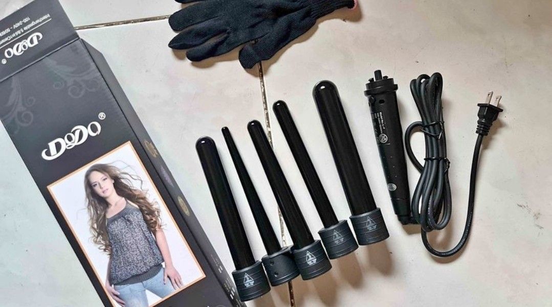 Dodo 5 in 1 Curling Wand with Gloves Curling Iron Beauty Personal Care Hair on Carousell
