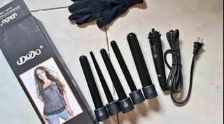 Dodo 5 in 1 Curling Wand with Gloves (Curling Iron)