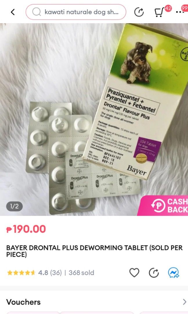 Drontal Plus flavor Dog dewormer, Pet Supplies, Health & Grooming on