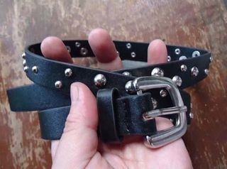 Esprit black studs belt Medium