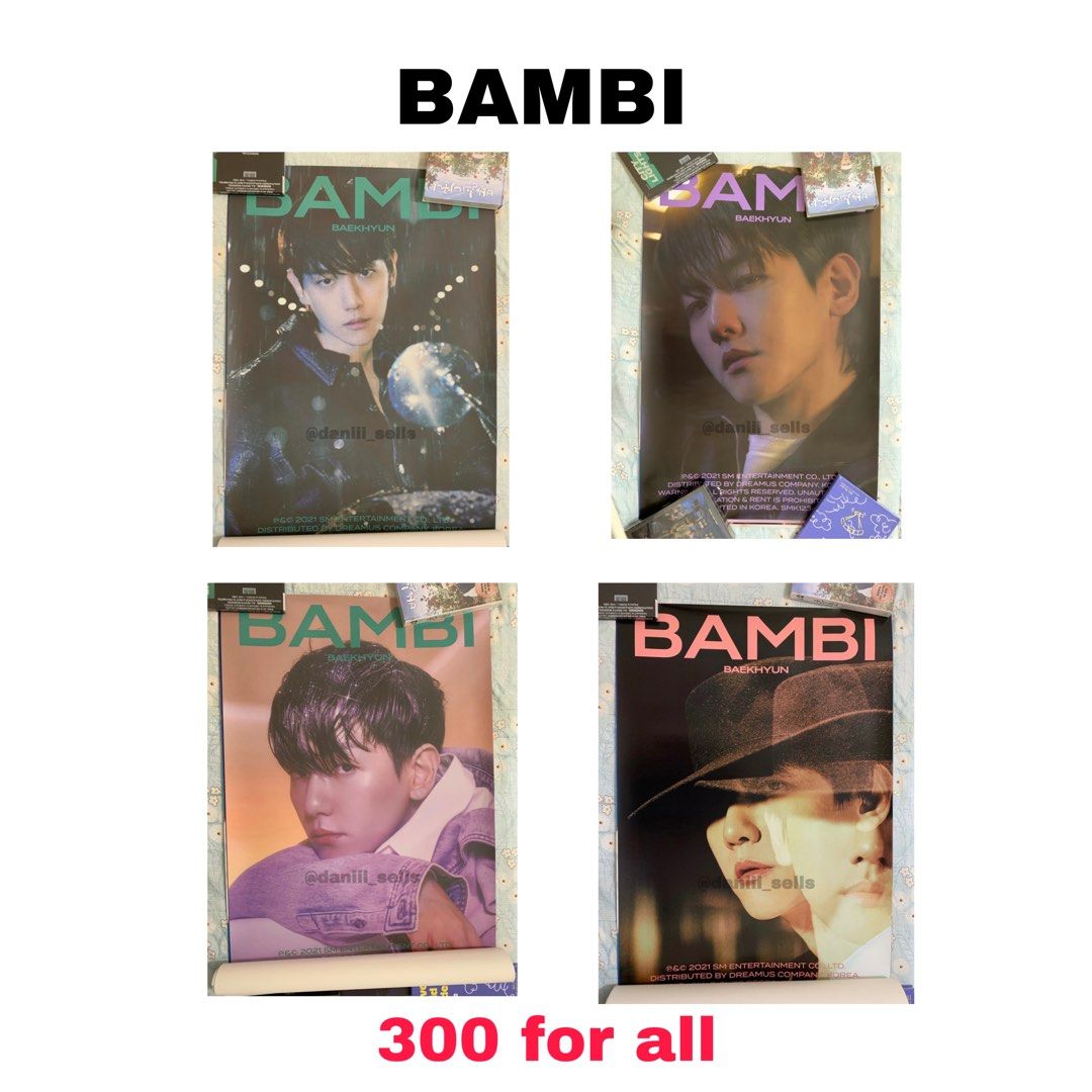 Exo Set EXO OFFICIAL POSTER SET - ROLLED on Carousell