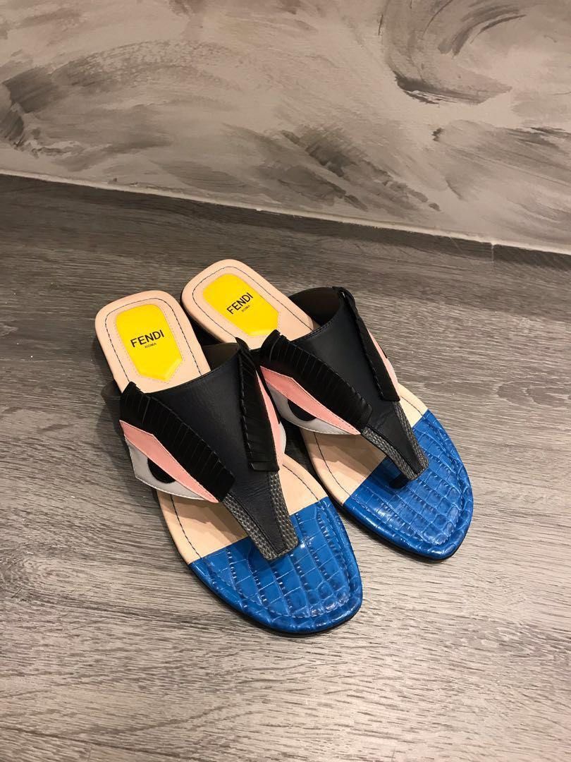 Fendi monster slides online