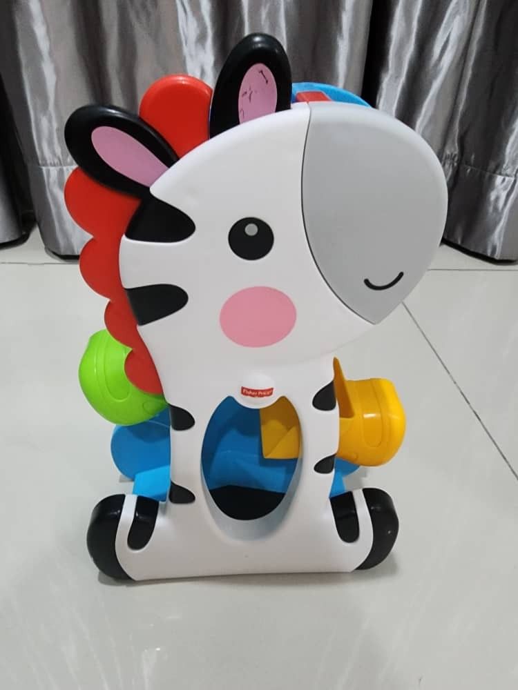 Fisher price roller blocks tumblin zebra discount