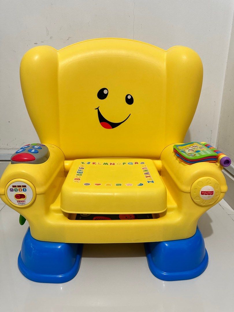 Fisher price yellow chair, Babies & Kids, Baby Nursery & Kids Furniture