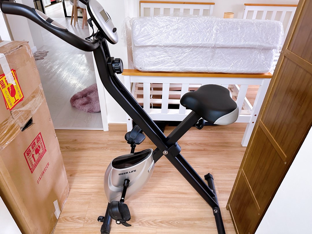 Ideer life magnetic shop foldable exercise bike
