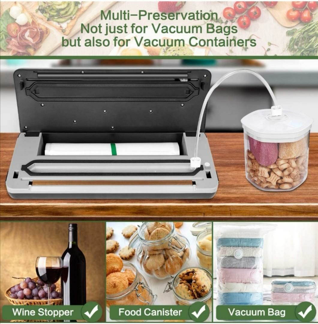 Food Vacuum Sealer automatic one touch food sealer Toyuugo, TV & Home