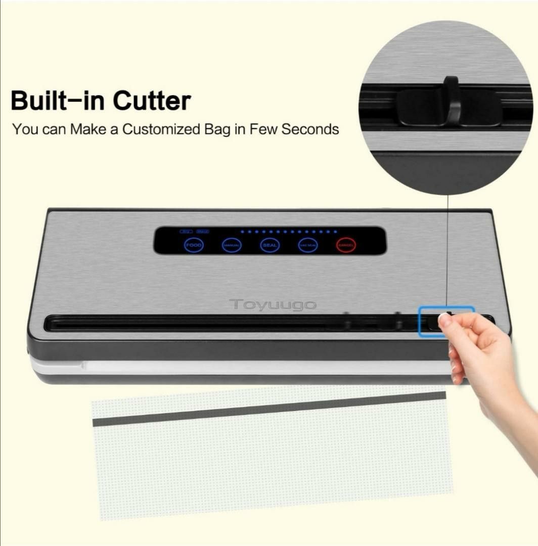 Food Vacuum Sealer automatic one touch food sealer Toyuugo, TV & Home