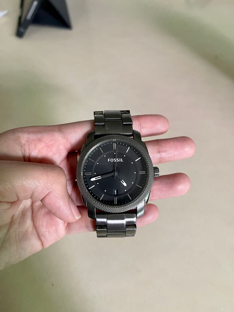 Fossil Machine Smoke Stainless Steel Watch