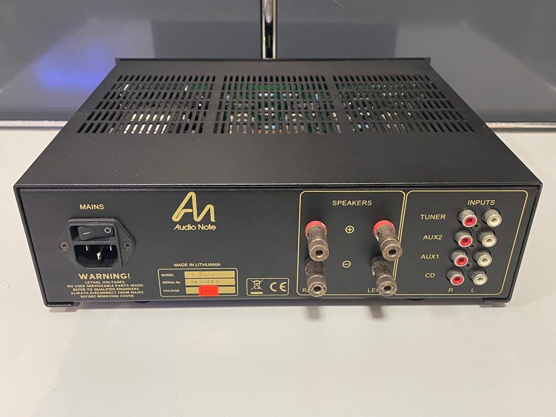 [FS] Audio Note IZero Tube Integrated Amplifier, Audio, Soundbars ...