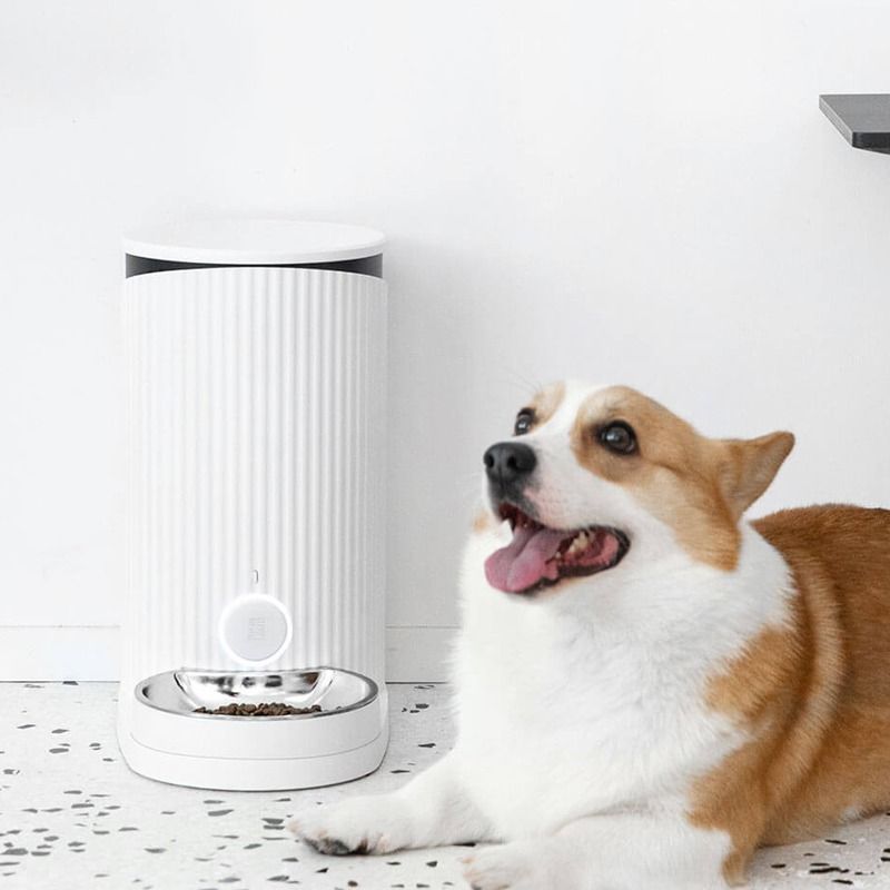 FurryTail Smart Pet Feeder 4L Capacity Auto Feeding APP Control