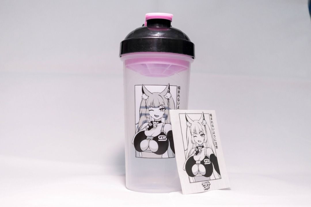 Gamer Supps GG Waifu Cup 24oz Shaker cup GamerSupps GG Gaming, Video