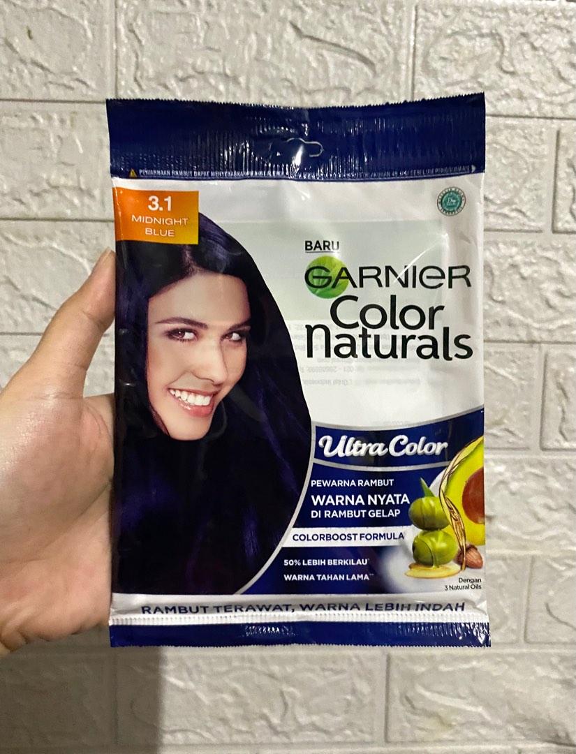 Garnier Hair Colour Midnight Blue on Carousell
