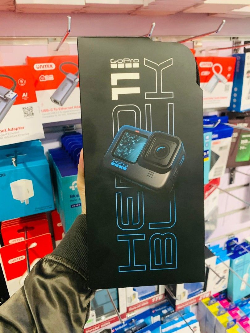 GoPro Hero 11 Black (Category: Video Cameras) located in Makati City. Submitted by techubstoreandaccessories (Listing ID 1219119069, Image 1). Description: GoPro Hero 11 Black On Hand! Ready to Ship! DIRECT SUPPLIER❗❗❗BRANDNEW ITEMS❗❗❗ WITH 7DAYS REPLACEMENT FOR FACTORY DEFECTS AND 1YR WARRANTY ❗️2YRS WARRANTY FOR TRANSCEND DASHCAM & BODYCAM ❗️ 🔹️EDIFIER 🔹️A4Tech 🔹️Logitech 🔹️TP-Link🔹️AirMonster 🔹️UGREEN 🔹️Transcend 🔹️Delux 🔹️Genius🔹️Me