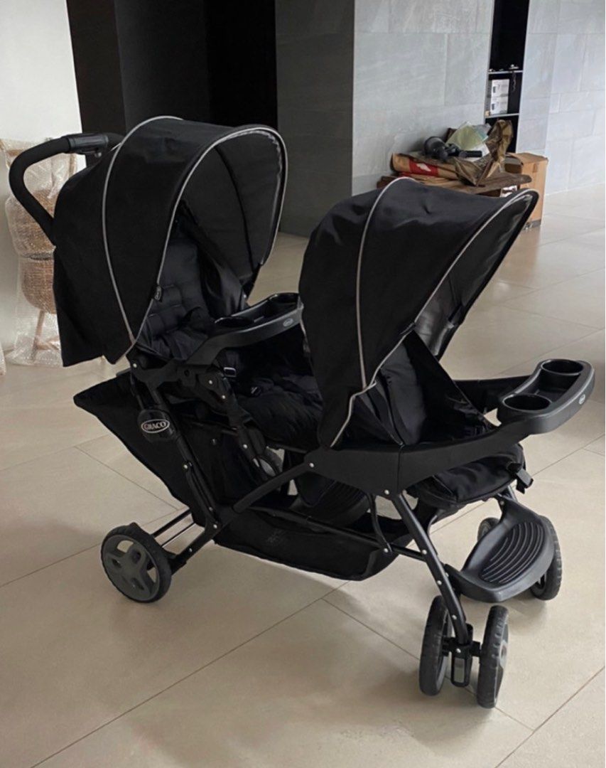 GRACO STADIUM TANDEM STROLLER, Babies & Kids, Going Out, Strollers on