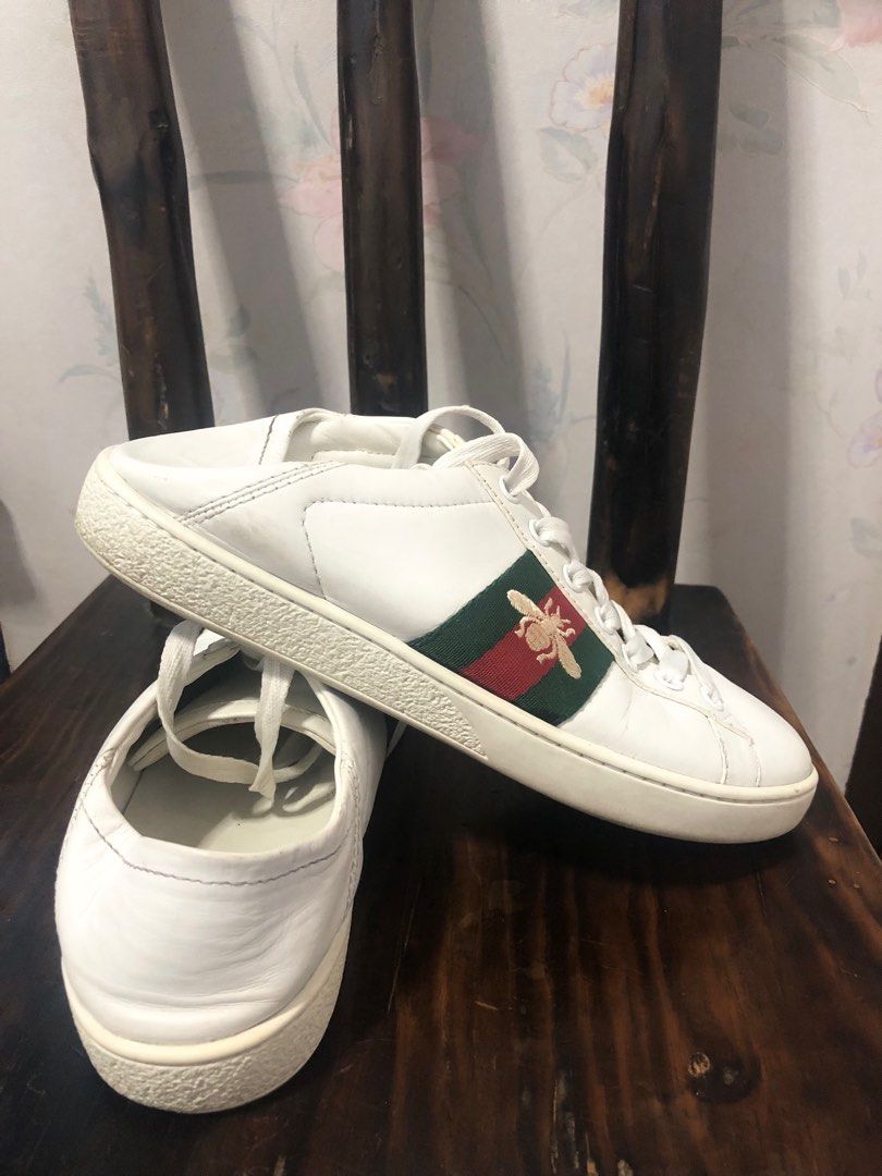 Gucci ace fold down bee