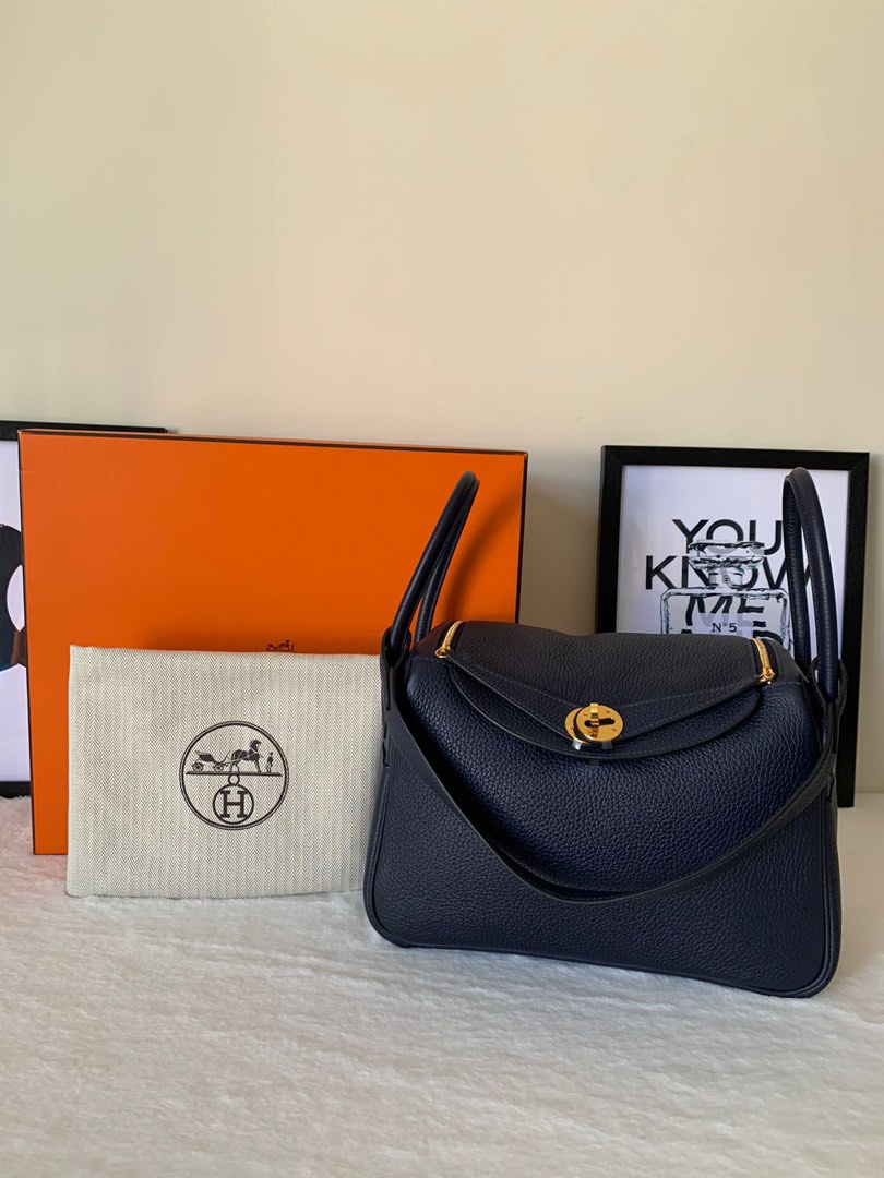 Brand New!!! Hermes Lindy L26 in Gris Etain GHW neutral, Luxury, Bags &  Wallets on Carousell