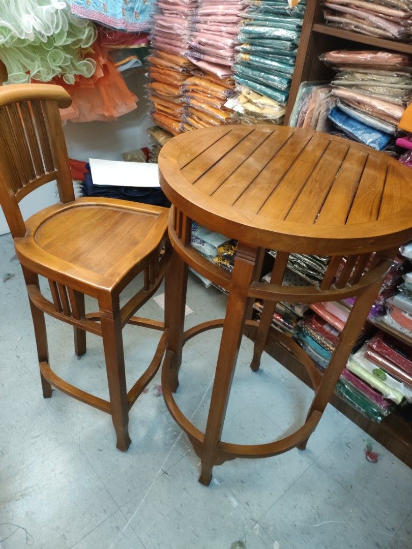 High table set, Furniture & Home Living, Furniture, Tables & Sets on