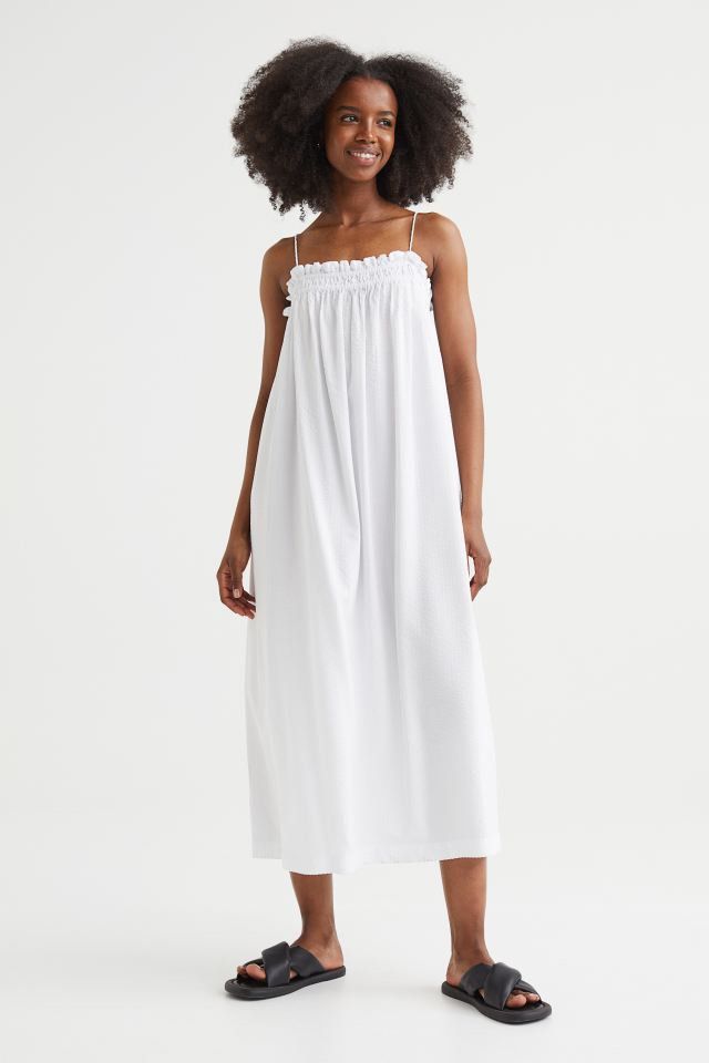 H&m 2025 white dress