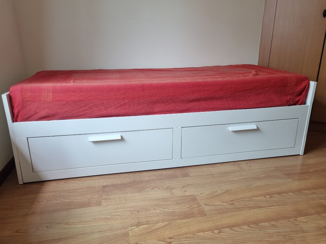 brimnes daybed with 2 drawers 2 mattresses review