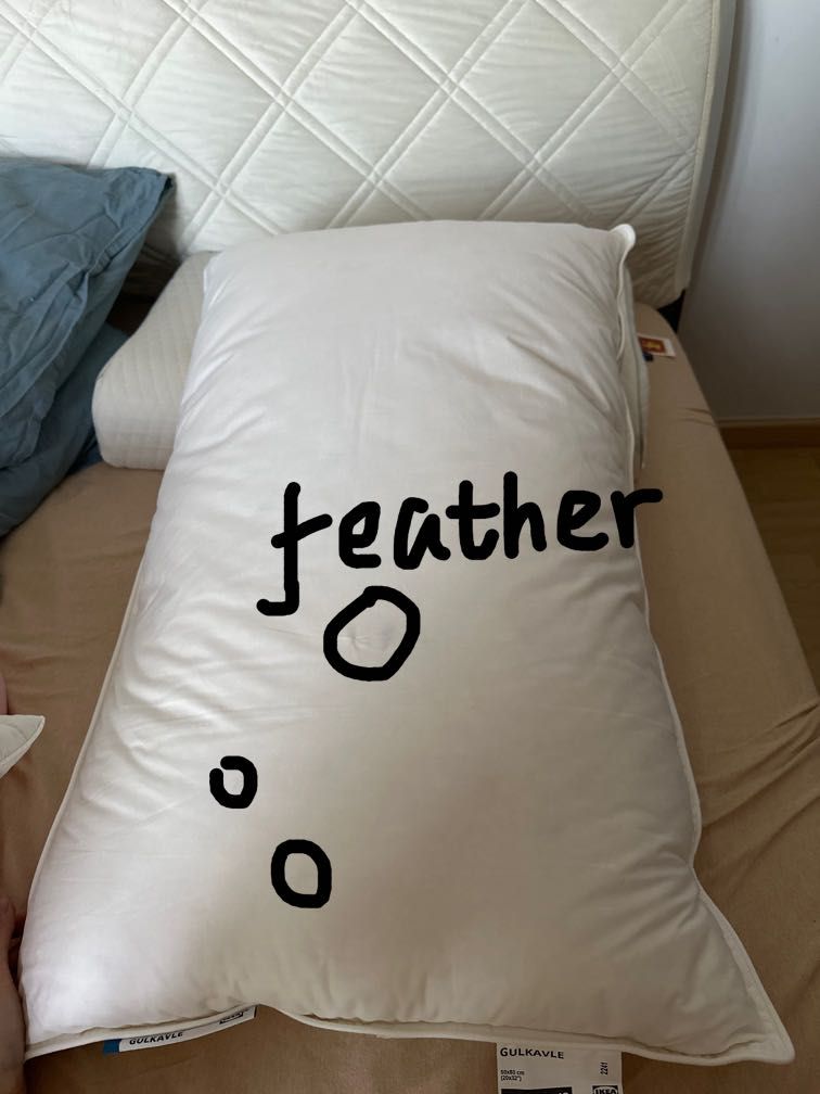 GULKAVLE Pillow, high, 50x60 cm - IKEA