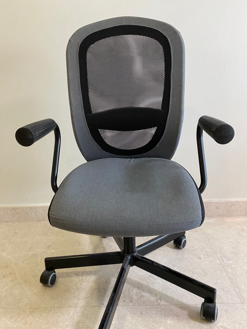 IKEA flint an office chair with armrests, Furniture & Home Living