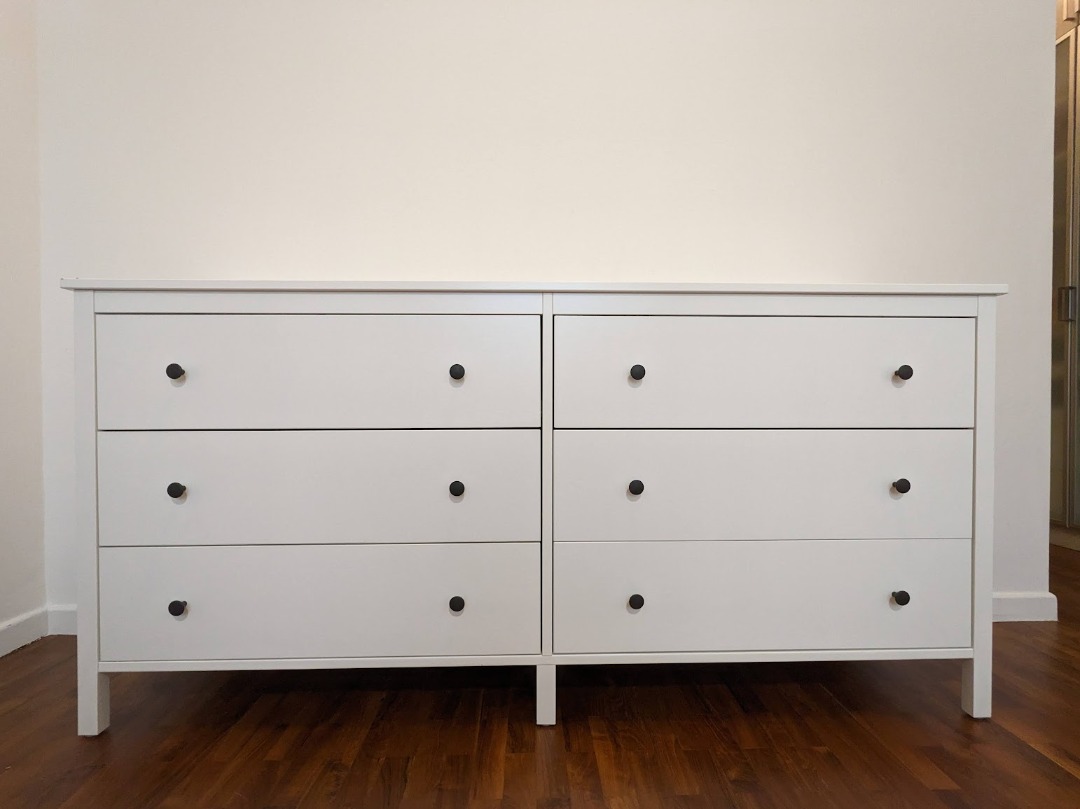 IKEA KOPPANG Chest of 6 drawers white 172x83 cm Furniture