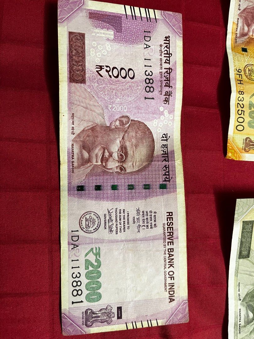 Indian notes (Category: Currency) located in Singapore. Submitted by atoze (Listing ID 1212373455, Image 6). Description: Notes of Rs 5, 10, 20,50, 100 Note of 200 $10 Note of 500 $ 15 Note of 2000 $ 30.