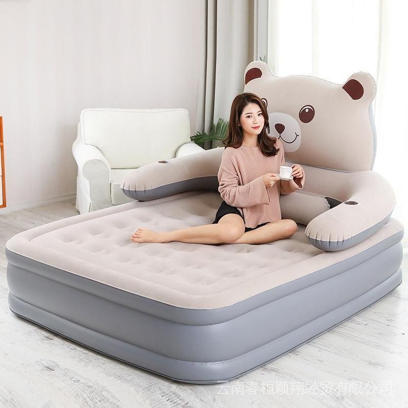 Inflatable double bed with frame sale