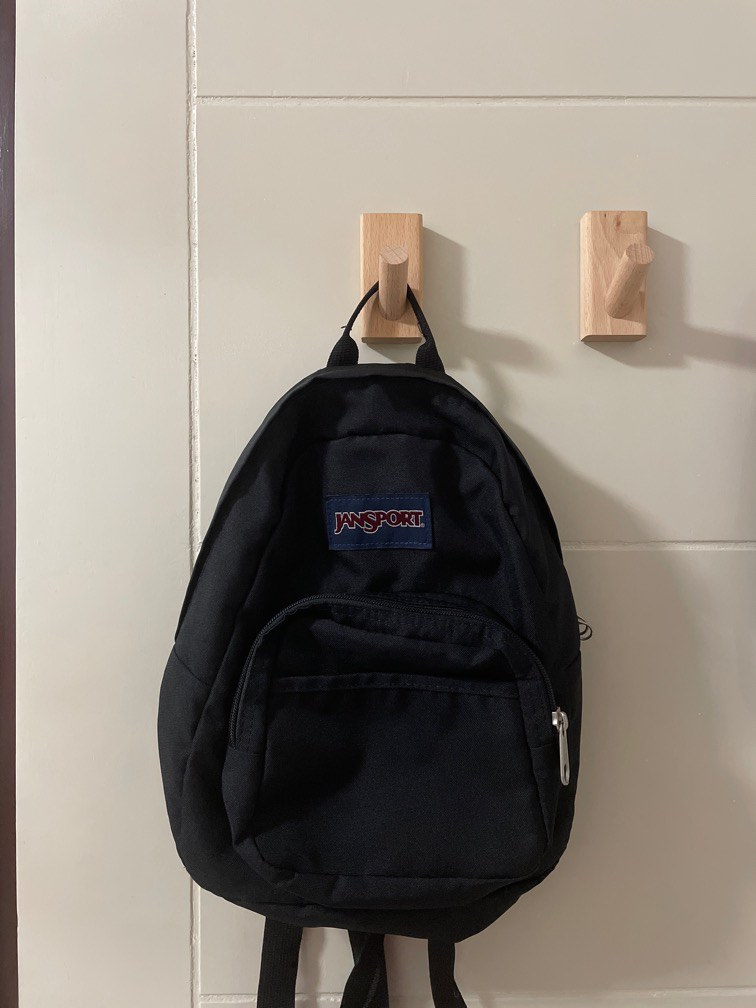 JANSPORT half pint mini backpack (Black), Women's Fashion, Bags