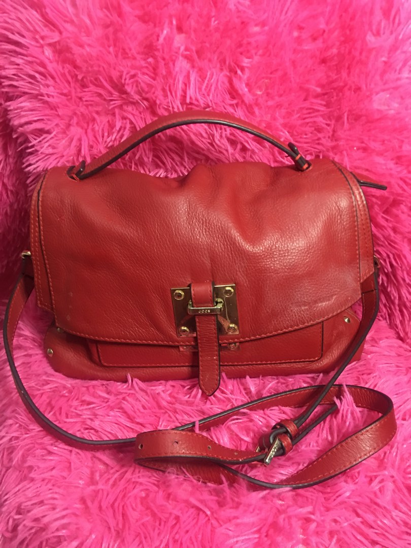 JCCS leather handbag two way, Women's Fashion, Bags & Wallets, Cross-body  Bags on Carousell