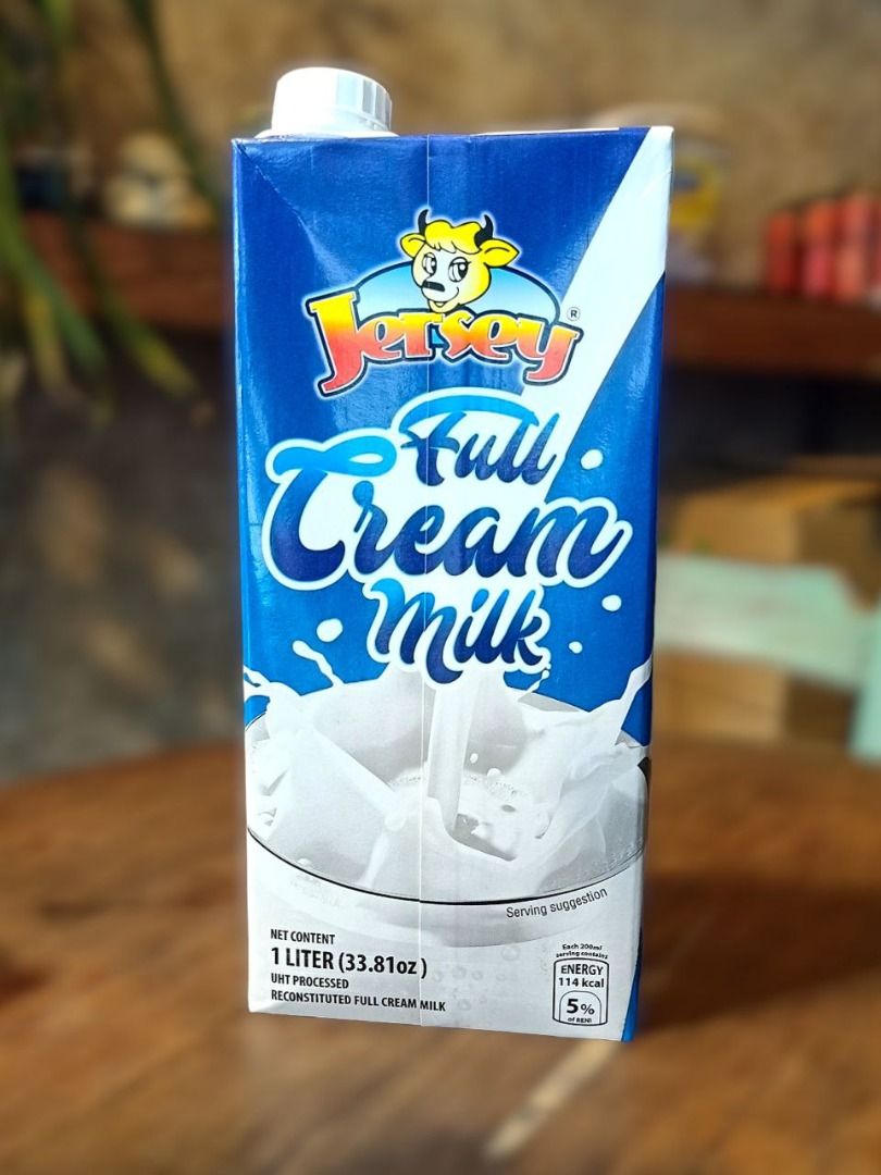 Jersey Full Cream Milk, Food & Drinks, Beverages on Carousell